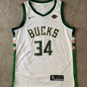 Giannis Antetokounmpo #34 Nike Milwaukee Bucks NBA Jersey
